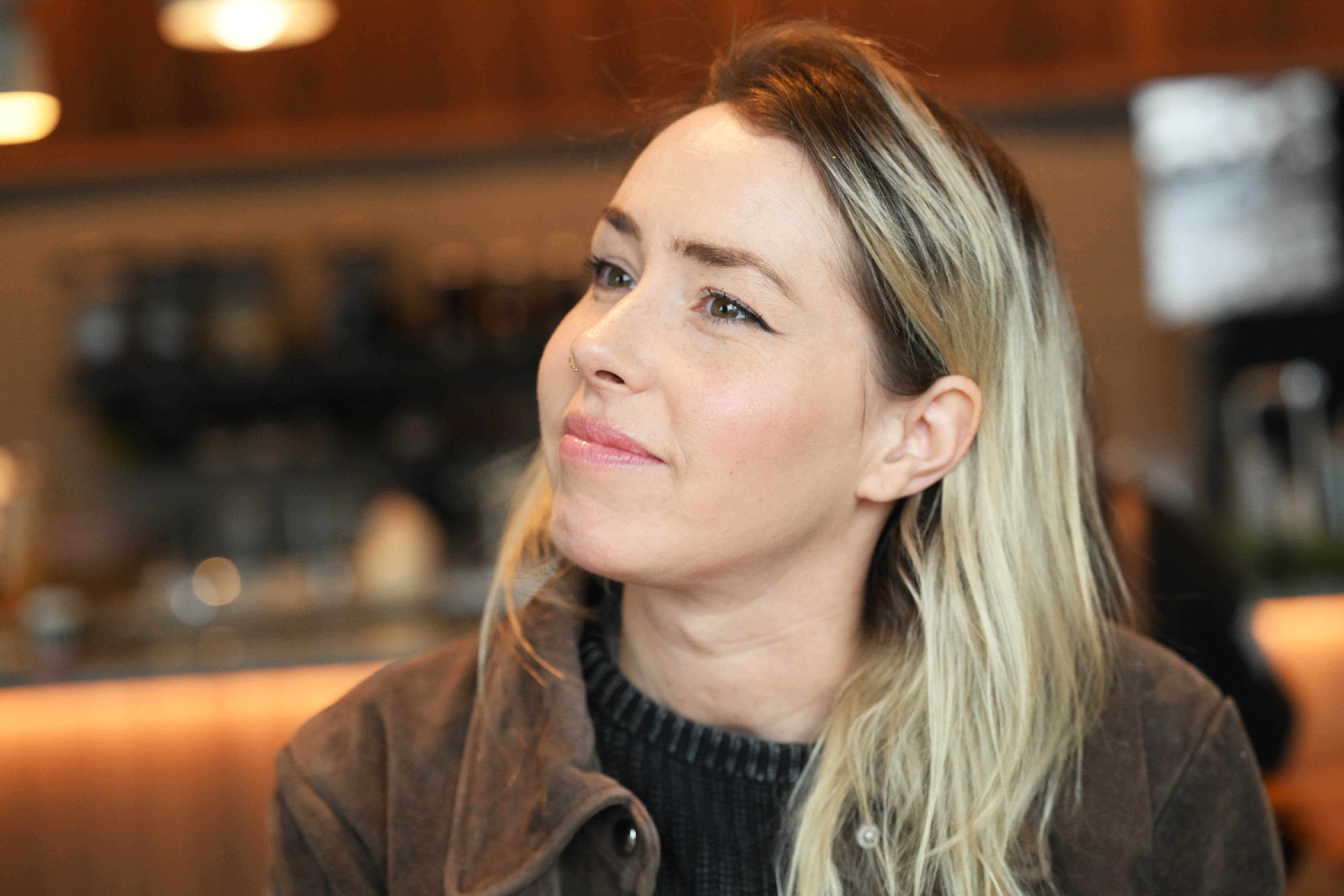 Arianna Powell speaks about her career as a guitarist Saturday,...