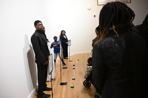 People portray historical figures during a celebration Sunday, Jan. 18, 2026, to mark Martin Luther King Jr. Day at the Moravian University's Foy Hall in Bethlehem. The event was held by Second Baptist Church, Central Moravian Church, Bethlehem Area Moravians, Moravian University School of Theology and Bethlehem Interfaith Group. (Amy Shortell/The Morning Call)