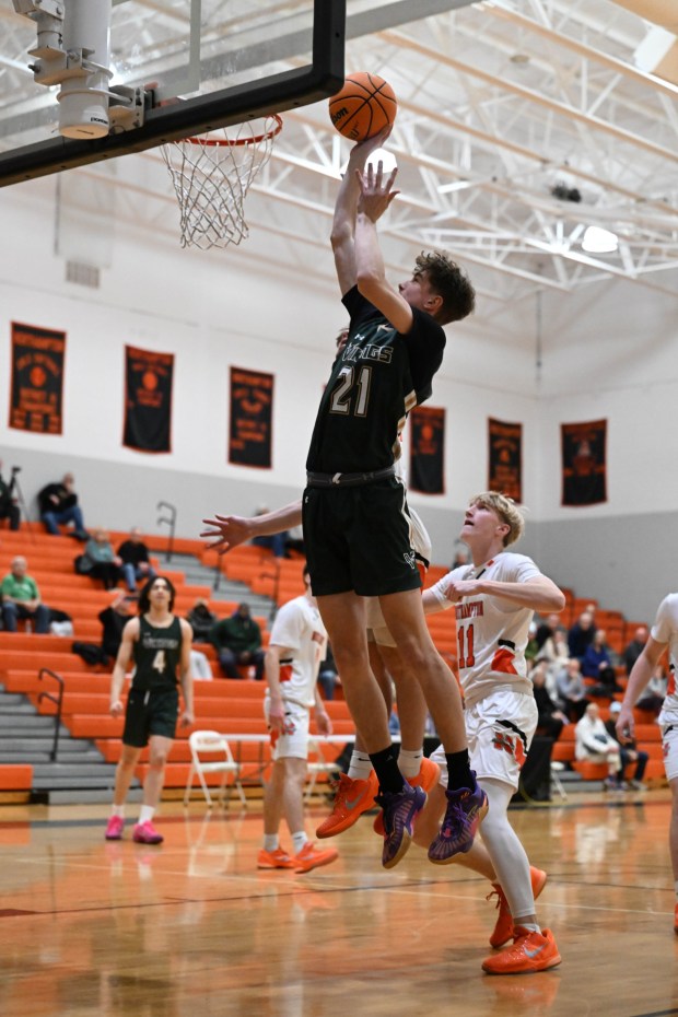 Central Catholic's 's Jared Ford shoots the ball Monday, Jan. 12, 2026, during a game against Northampton at Northampton Area High School. (Amy Shortell/The Morning Call)