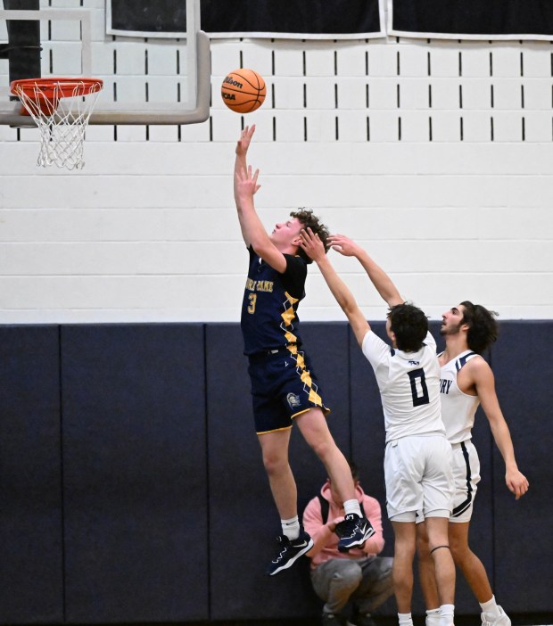 Notre-Dame Green Pond's Tommy Murphy shoots the ball Tuesday, Jan. 13, 2026, during a game against Salisbury at Salisbury High School. (Amy Shortell/The Morning Call)