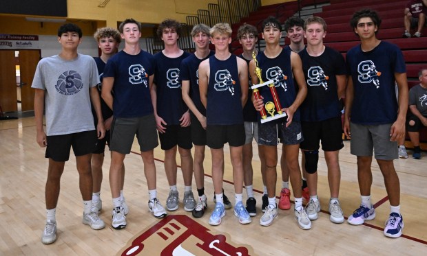 Salisbury beat Southern Lehigh in the Lehigh Valley Summer Basketball League small-school title game on July 25, 2025, at Whitehall High School. (Amy Shortell/The Morning Call)