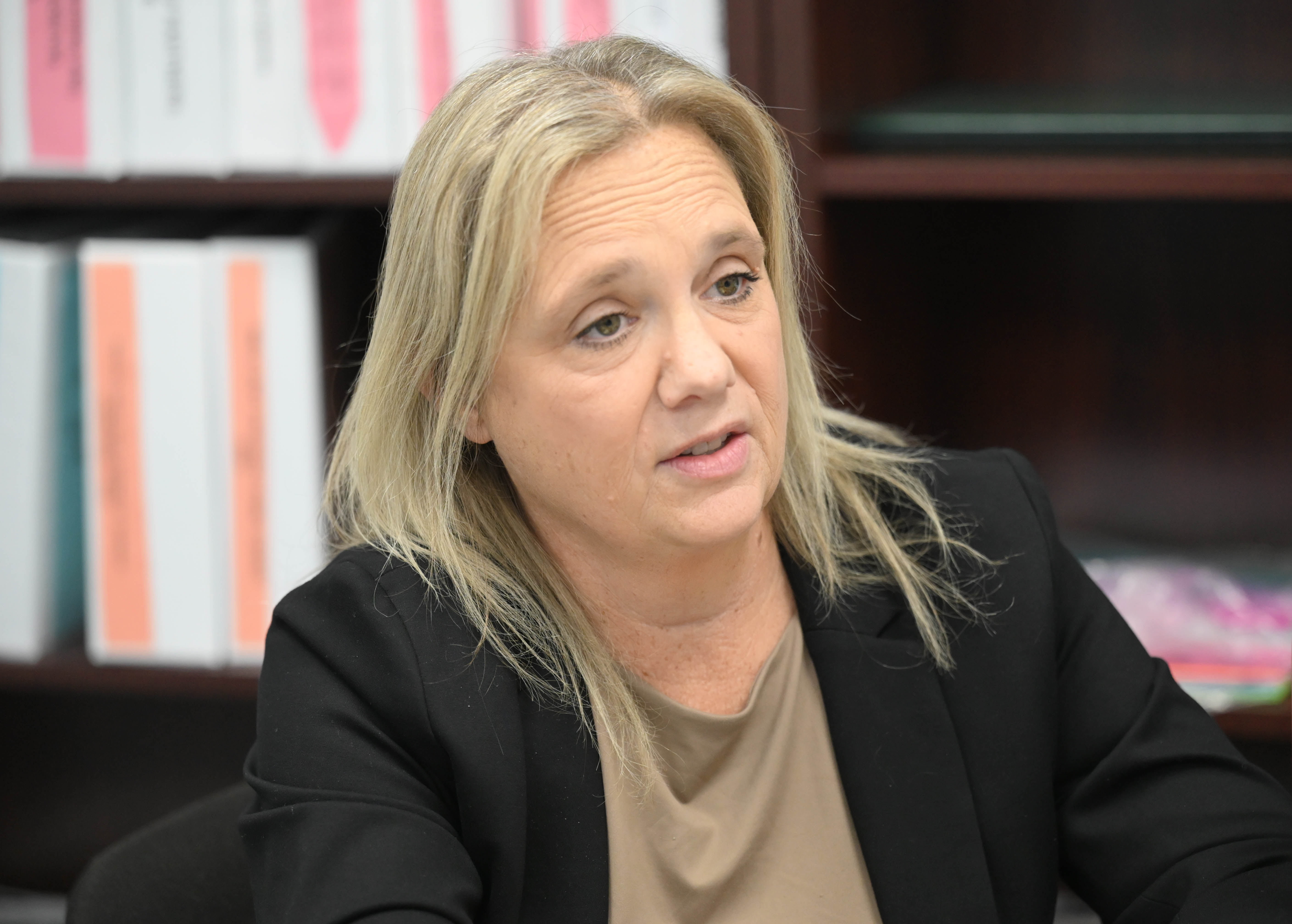 Workforce Board Lehigh Valley’s new executive director, Cathy Rychalsky, speaks...