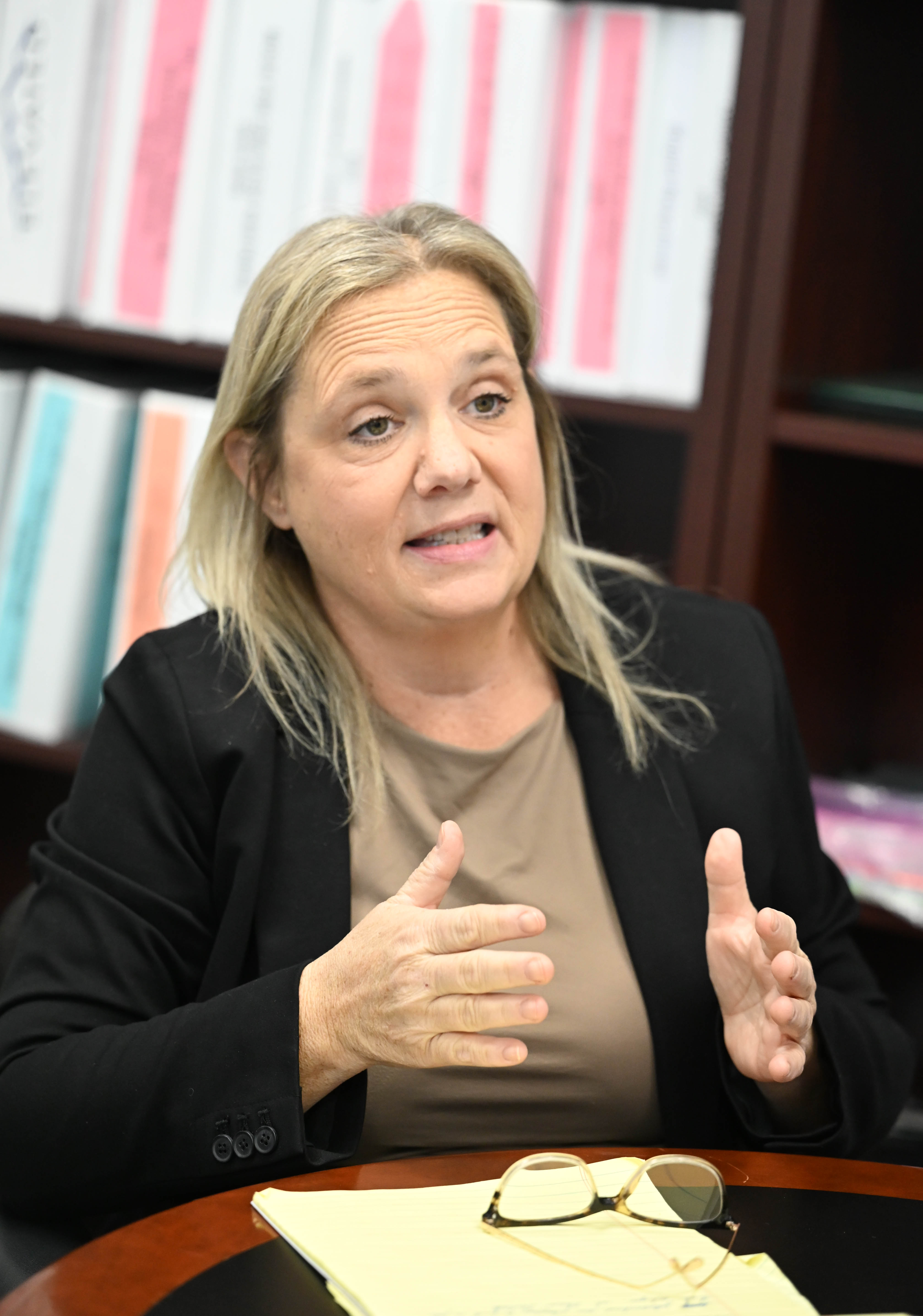 Workforce Board Lehigh Valley’s new executive director, Cathy Rychalsky, speaks...