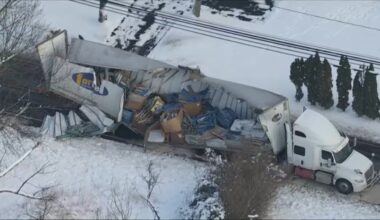Tractor trailer spills diesel and aluminum onto Bucks County road – NBC10 Philadelphia