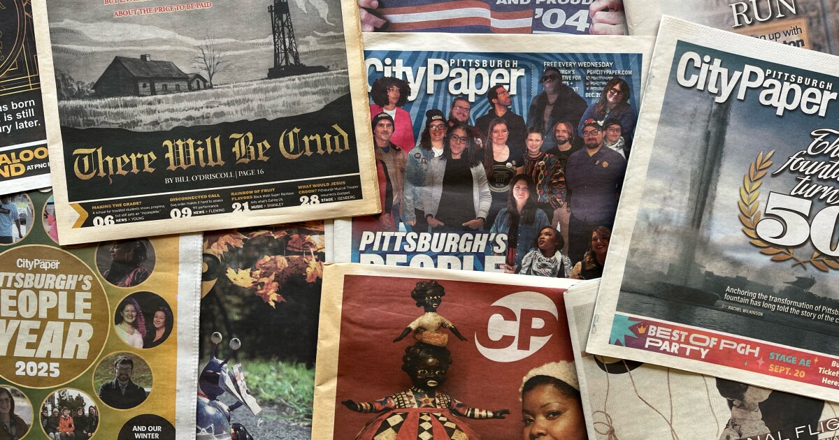 Alt-weekly Pittsburgh City Paper closes after 34 years