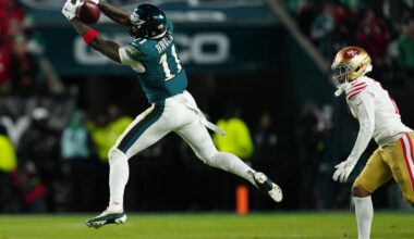 Eagles' A.J. Brown frustrated after sideline spat with Nick Sirianni