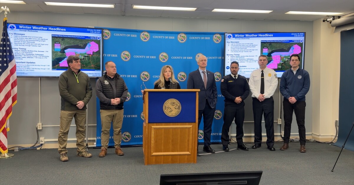 City of Buffalo & Erie County prepare for winter storm