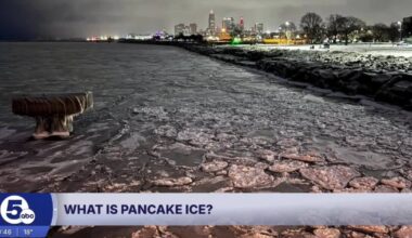 This is the WEIRDEST kind of ice you'll ever see on Lake Erie