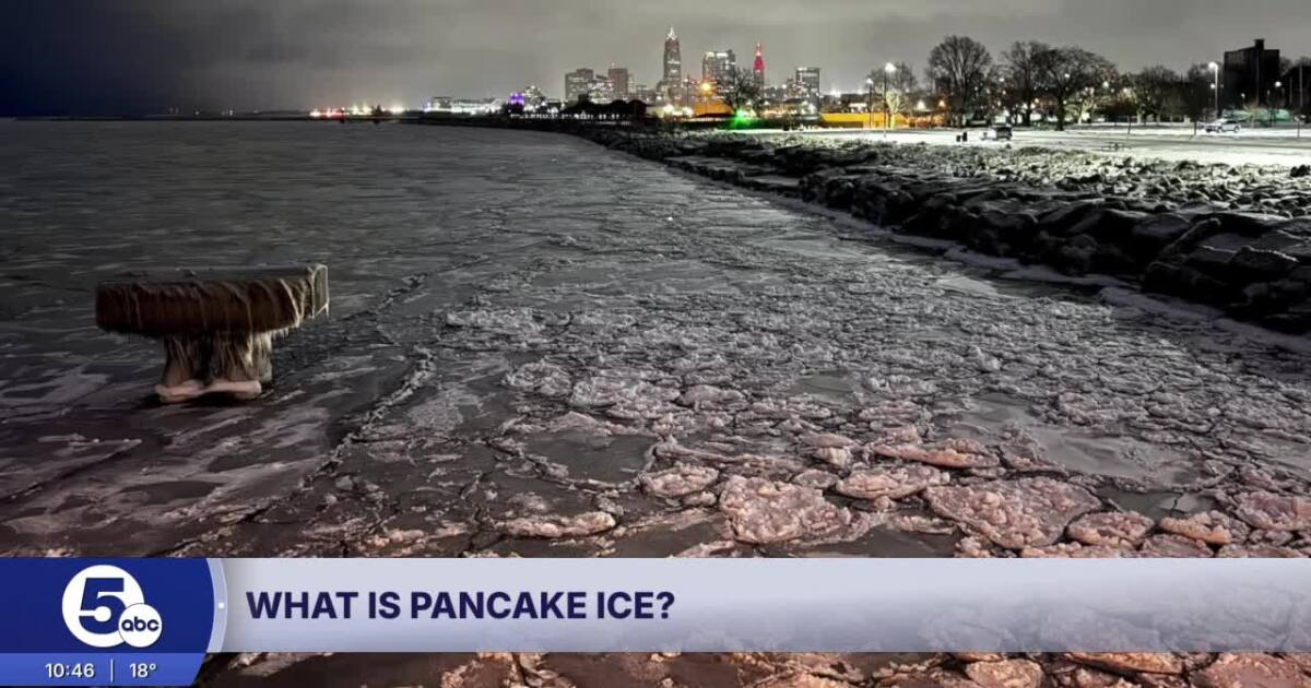 This is the WEIRDEST kind of ice you'll ever see on Lake Erie