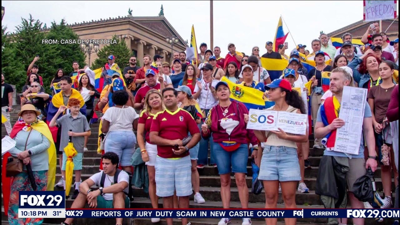 Philadelphia sees protests, celebrations after US strikes on Venezuela and Maduro capture