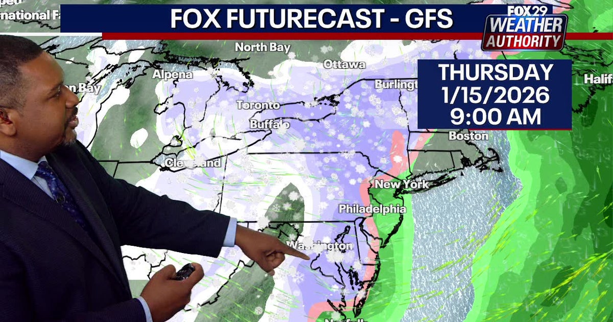 Philadelphia weather: Midweek storm could bring snow, rain to parts of area