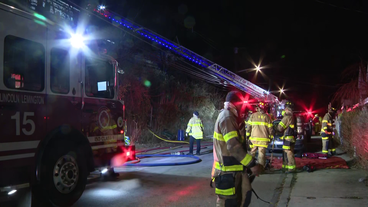 Man dead, woman in the hospital, after fire in Pittsburgh’s Lincoln-Lemington Belmar neighborhood