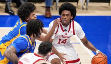 Ryan Conwell scores 24 points as No. 20 Louisville routs Pittsburgh 100-59