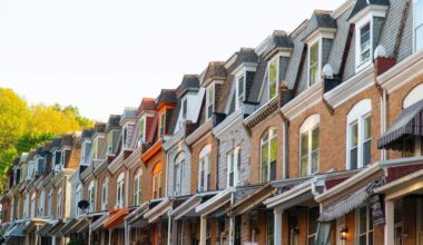 Row homes are pictured in Reading. The governor’s new housing plan is a wide-ranging effort to tackle Pennsylvania’s housing crisis.