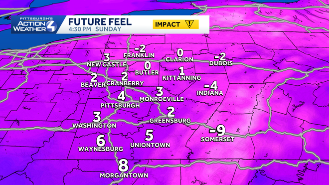 Western PA: Two more Impact Days for the bitter cold western pa: two more impact days for the bitter cold