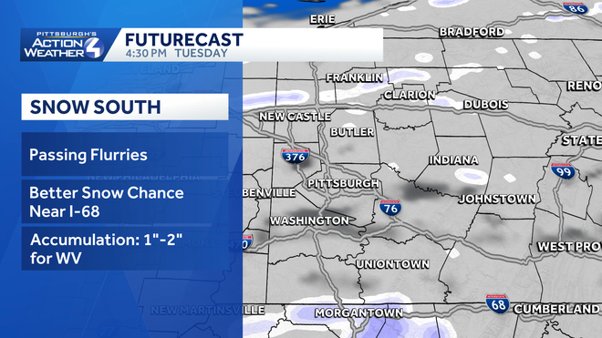 Western PA: Passing flakes before colder air returns western pa: passing flakes before colder air returns