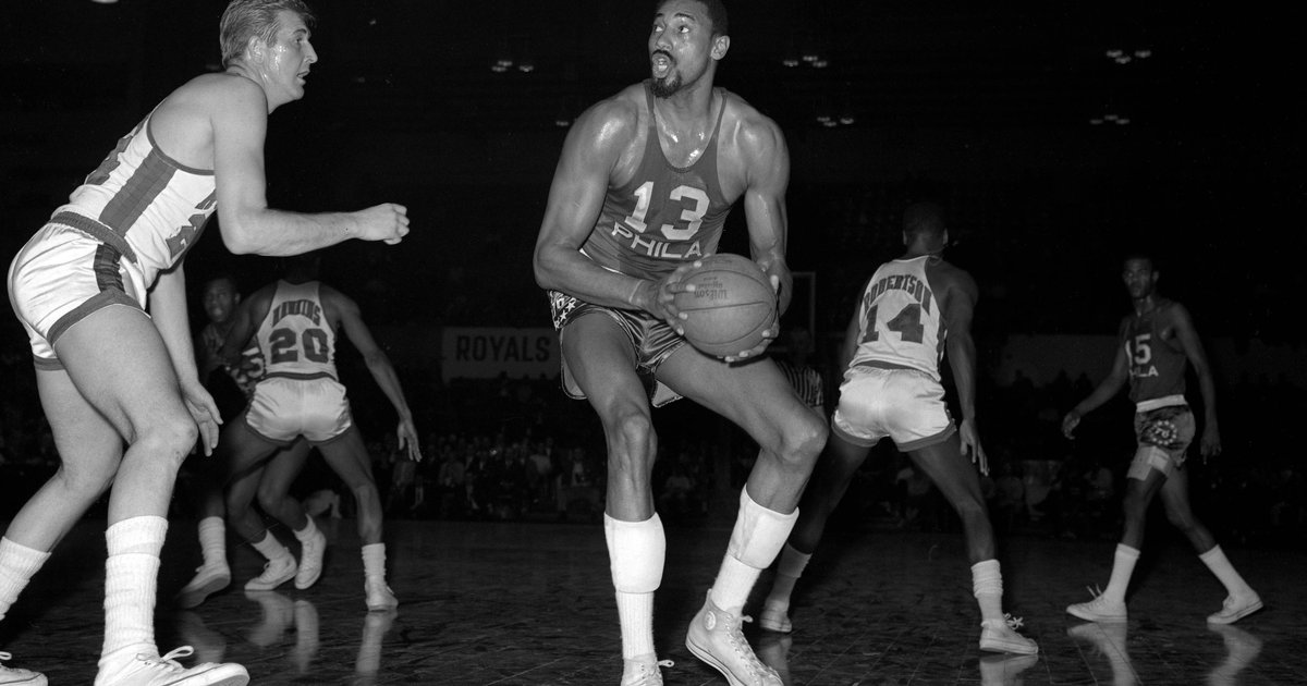 Wilt Chamberlain's home jersey from rookie season with Philadelphia Warriors is up for auction