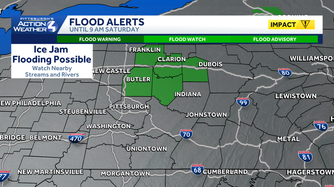 Flood Watch continues along the Allegheny River through Saturday morning. flood watch continues along the allegheny river through saturday morning.