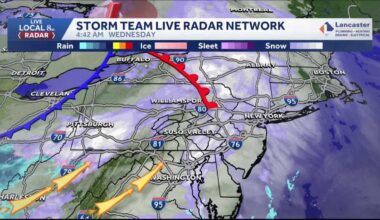 Scattered snow showers possible in south-central Pa.