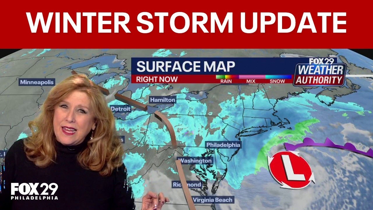 Philadelphia snow forecast: Major winter storm to bring more snow Monday morning