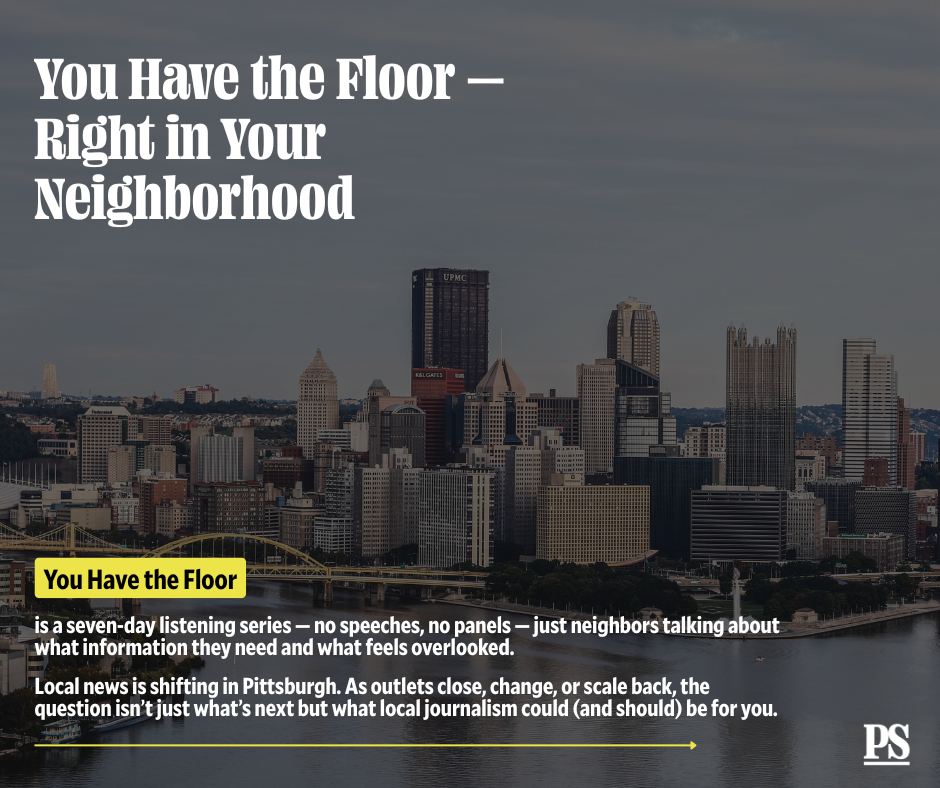 Pittsburgh listening sessions on local news