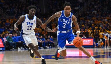 Isiah Evans scores 21 points and Cameron Boozer adds 17 to lead No. 4 Duke over Pittsburgh, 70-54