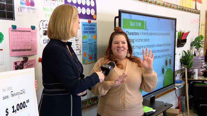 Alaina Davis, WTAE Teacher of the Month Alaina Davis, WTAE Teacher of the Month