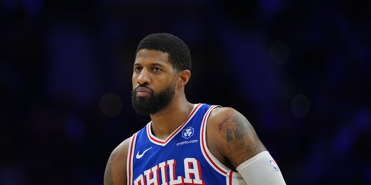 NBA suspends Philadelphia 76ers’ Paul George for 25 games for violating anti-drug policy