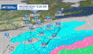 Another round of snow on the way Tuesday and Wednesday for Philly – NBC10 Philadelphia