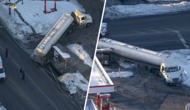 Truck leaks fuel after hitting SEPTA shelter in Northeast Philly – NBC10 Philadelphia