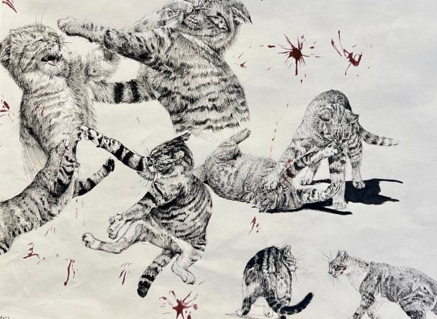 First-place artwork by Regan McCLure of Berks Catholic. (Courtesy of Yocum Institute for Arts Education)