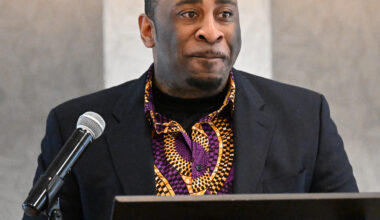 Winston Alozie speaks at the Bethlehem NAACP’s 78th annual Freedom...