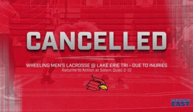 Schedule Change: Wheeling Wrestling Pulls Out of Lake Erie Tri-Meet Due to Injuries