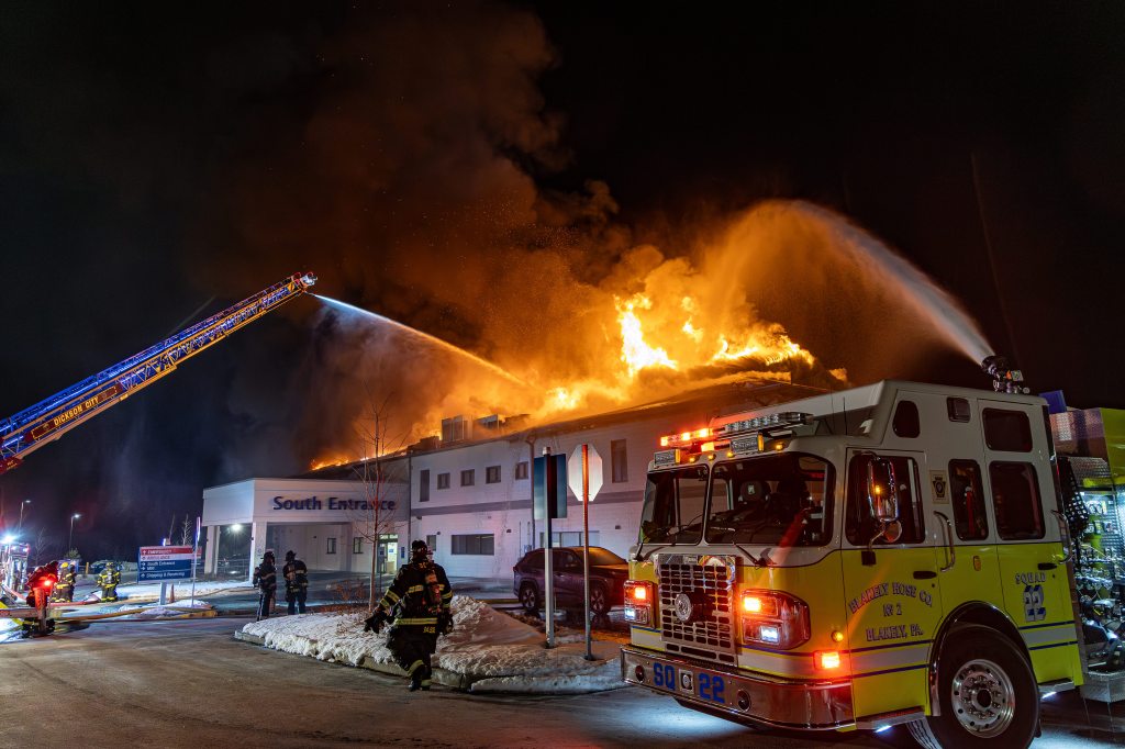 Investigation ongoing in Dickson City hospital blaze – Hazleton Standard Speaker