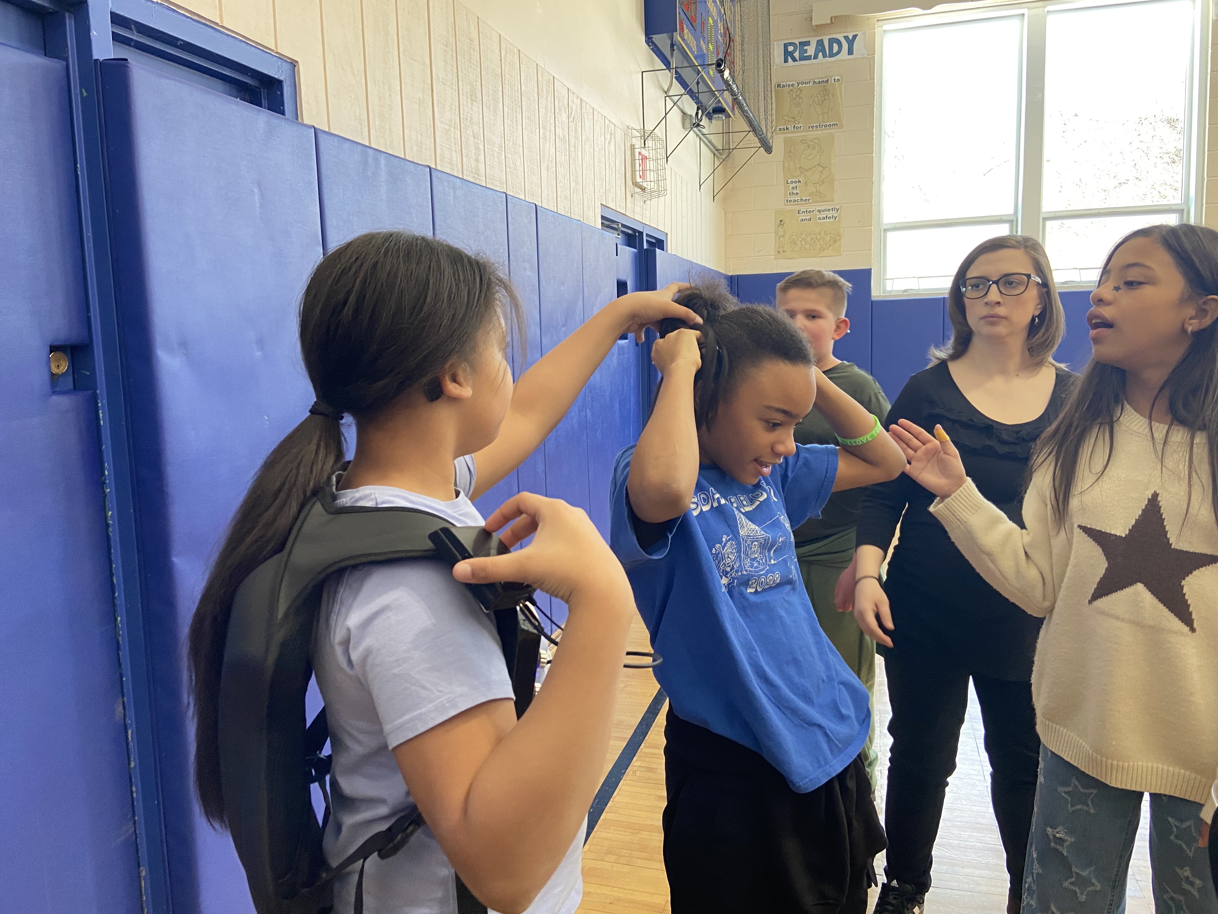 Scranton School for Deaf & Hard of Hearing student Nahsley...