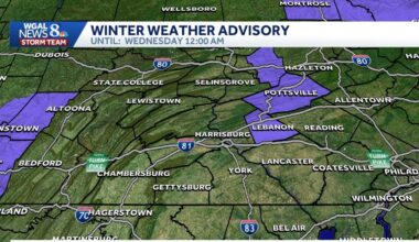 Winter weather advisory in effect for parts of Pennsylvania