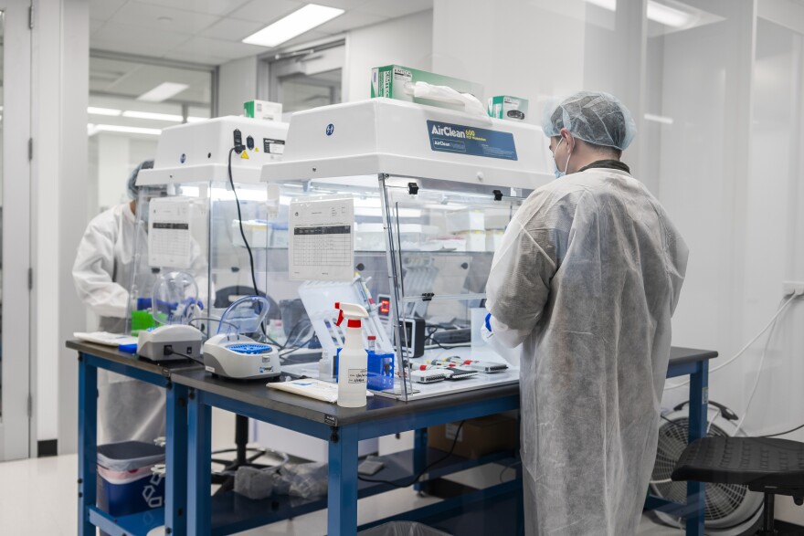 Scientists use DNA samples to build a family tree for an unidentified victim or suspect at Othram's lab.