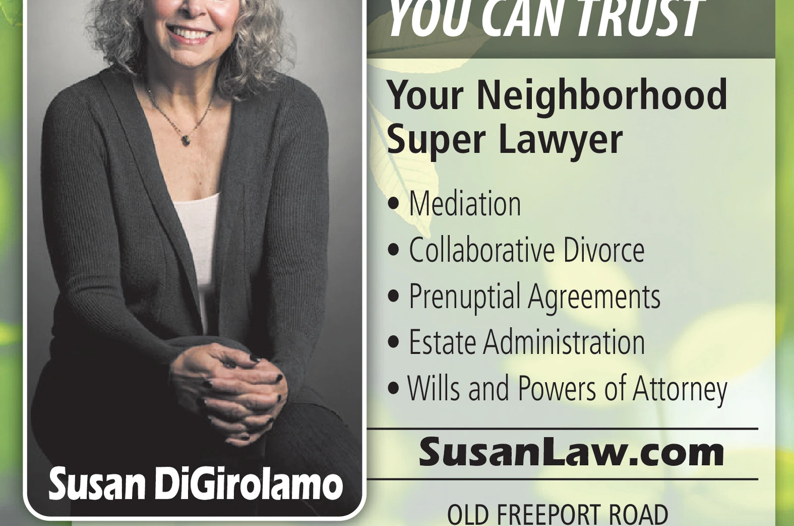 THURSDAY, FEBRUARY 12, 2026 Ad - Susan DiGirolamo Attorney at Law