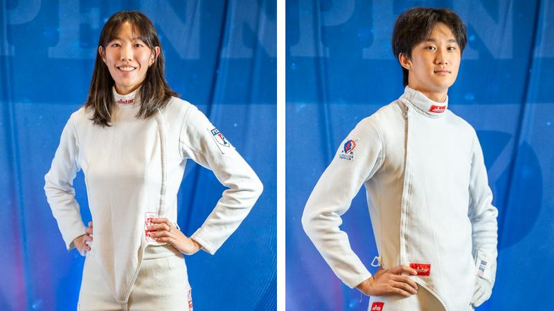 Hu, Wu From Fencing Garner Academic All-Ivy