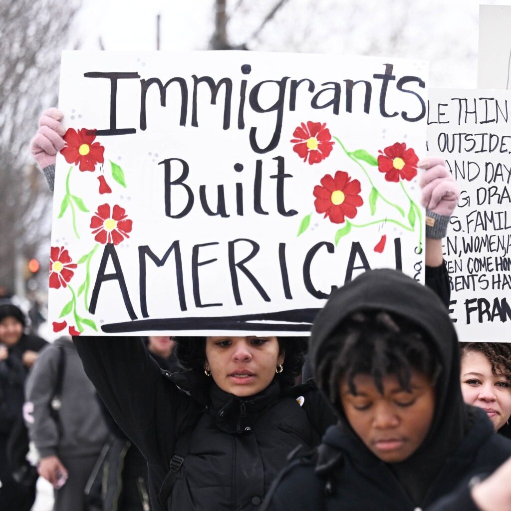 Allen High School students conduct walkout to protest ICE