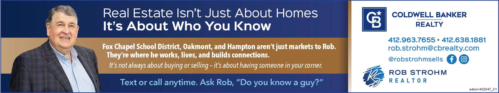 SATURDAY, FEBRUARY 14, 2026 Ad - Coldwell Banker - Rob Strohm, Realtor