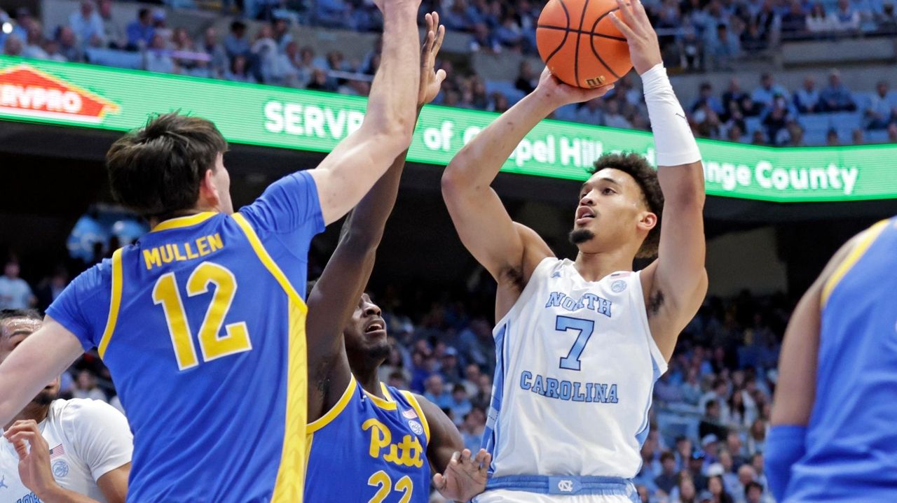 Stevenson and Trimble carry No. 11 North Carolina past Pittsburgh, 79-65