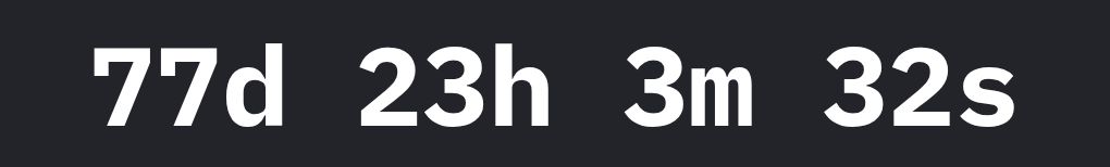 countdown visualization