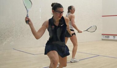 Women's Squash Sweeps Dartmouth in Regular Season Finale