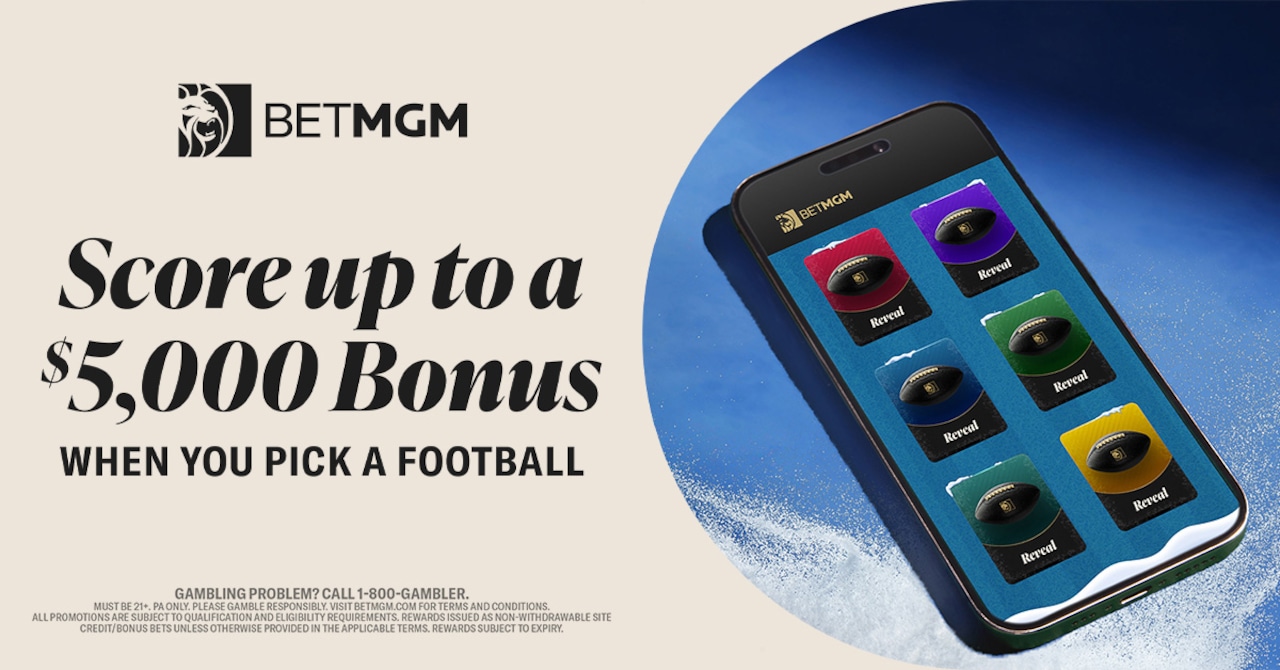 $5000 BetMGM Bonus Code Pennsylvania.