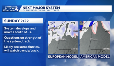 Weekend winter storm for Pennsylvania? Pittsburgh on fringe
