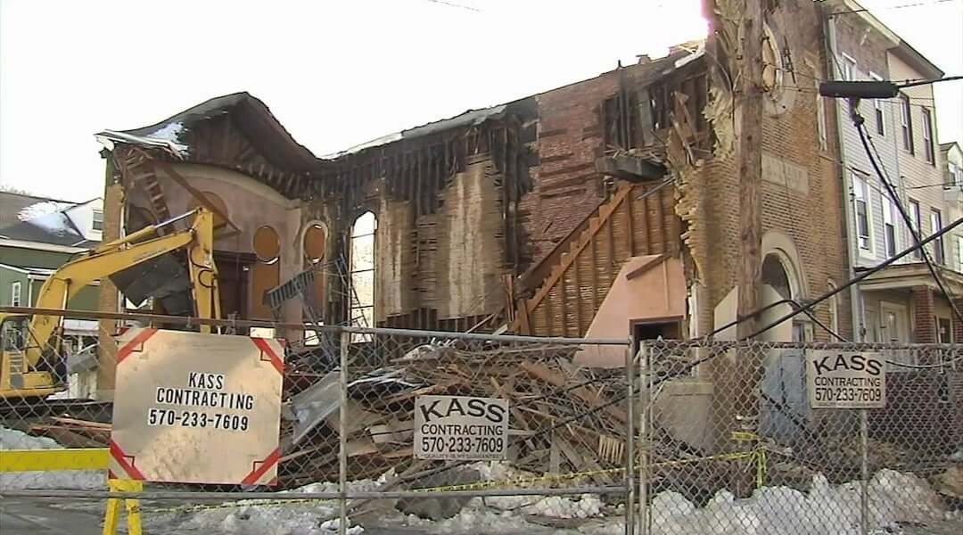 A defunct synagogue, reminder of a once-proud community, collapses in Pennsylvania’s coal region – The Forward