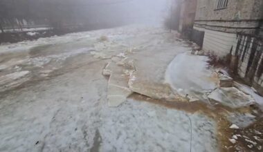 Video shows dangerous, rapid moving ice jam in Western Pennsylvania