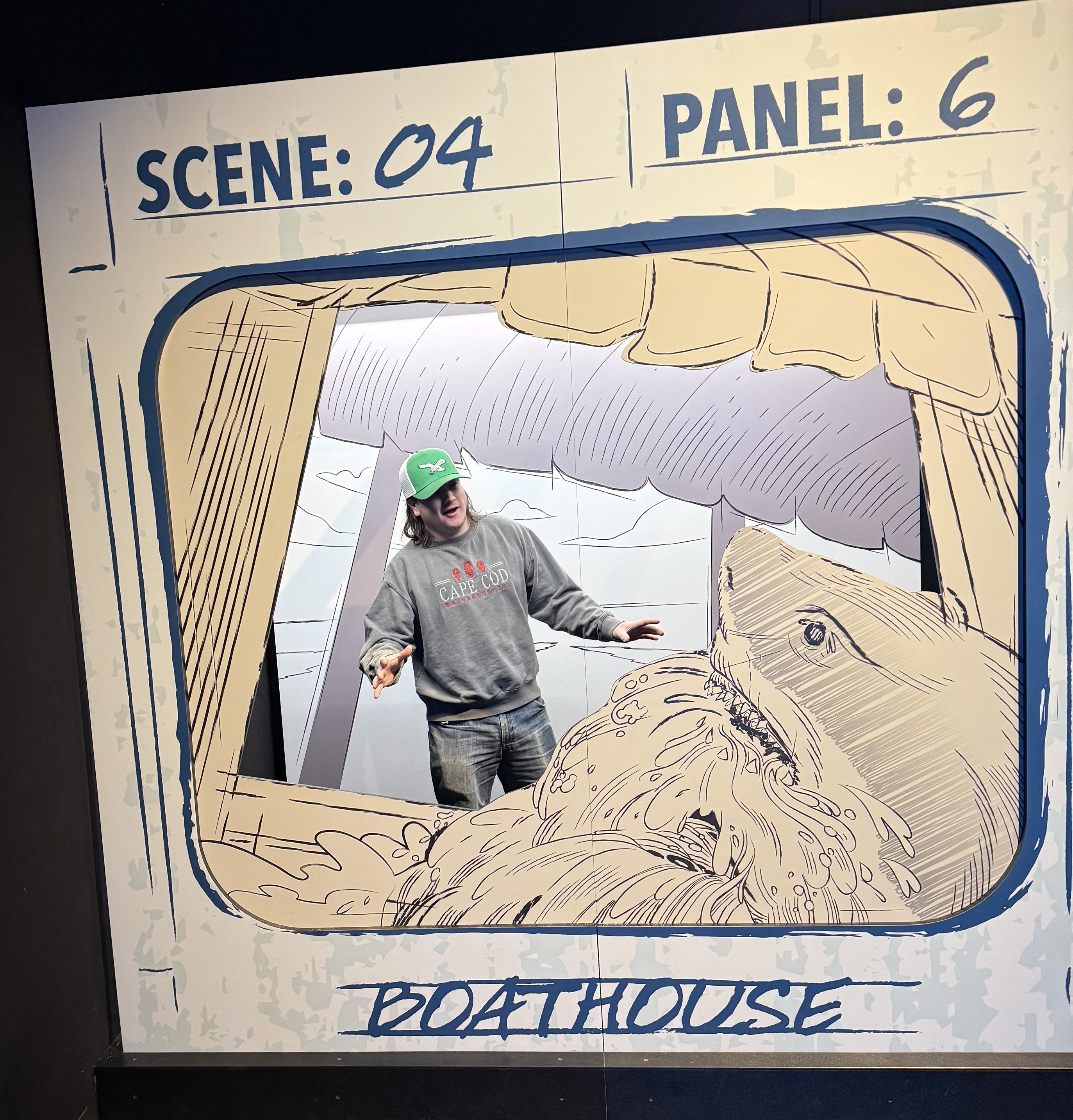 Step into a scene in a movie at âUniversal Theme Parks: The Exhibition' at the Franklin Institute. (Vince Carey / MediaNews Group)