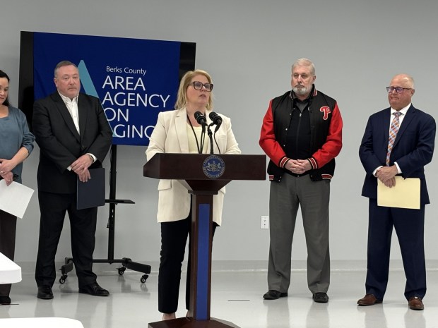 Berks County Office on Aging Director Jessica Jones said her agency is excited to join their counterparts in Lancaster and Lehigh counties on a regional, interdisciplinary approach to better protect older adults from abuse and financial exploitation. (STEVEN HENSHAW - READING EAGLE)
